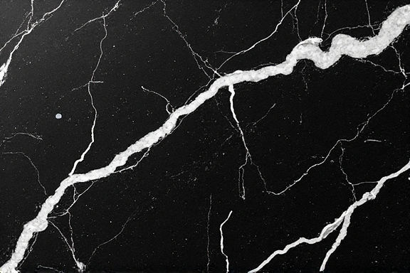 Nero Marquina fekete gránit akcióban